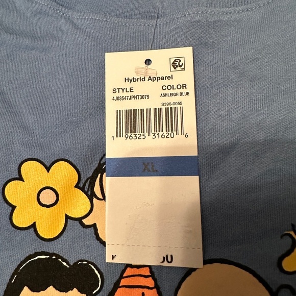 Love Tribe Peanuts Crop Tee - NWT - Size XL - Picture 7 of 9